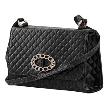 Bolsa-Tiracolo-Preto-Estruturada-Fivela-Frontal-|-Lolita-Tamanho--P----Cor--PRETO-0